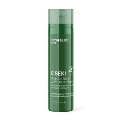 NatureLab.TOKYO Kiseki Molecular Repair Leave-In Hair Masque  Deep Conditioning Treatment to Restore, Strengthen & Bond Damaged Hair  Repair Split Ends, Add Shine & Smoothness  1.7 Fl Oz