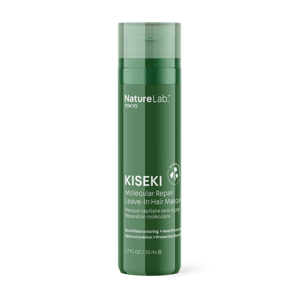 NatureLab.TOKYO Kiseki Molecular Repair Leave-In Hair Masque Deep Conditioning Treatment to Restore, Strengthen & Bond Damaged Hair Repair Split Ends, Add Shine & Smoothness 1.7 Fl Oz