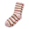 Earth Therapeutics TheraSoft Moisturizing Socks - Pink + Gold view 1