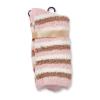 Earth Therapeutics TheraSoft Moisturizing Socks - Pink + Gold view 4