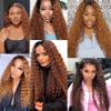 12 14 16 inch 1B30 Browm Bundles Human Hair Ombre Bundles Brown Deep Wave Human Hair Bundles Black to Brown Hair Weave 8A Grade Soft Unprocessed Virgin Hair Ombre Brown Bundles Human Hair view 3