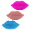 WOONEKY 3pcs Silicone Face Brush Women Facial Brush Handhold Cleansing Safe Makeup Remover Random Color view 1