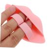 WOONEKY 3pcs Silicone Face Brush Women Facial Brush Handhold Cleansing Safe Makeup Remover Random Color view 3