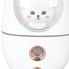 Face Steamer, 35ml Facial Steamer Cute Animal Portable Face Steamer Face Humidifier USB Rechargeable Mist Sprayer for Skin Care (White) view 3