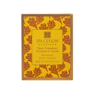 SPA CEYLON True Turmeric Vitamin C Glow Refining Body Polish | Face Care | Ideal for Dull and Blemished Skin Types