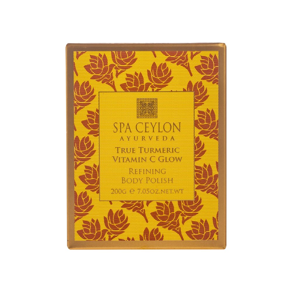 SPA CEYLON True Turmeric Vitamin C Glow Refining Body Polish | Face Care | Ideal for Dull and Blemished Skin Types