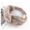 POLGDW Hairband 2pcs Pearl Headband Head Wraps Stertchy Cross Head Bands Wide Party Hairbands Festival Hair Accessories for Women and Girls Hair Band view 3