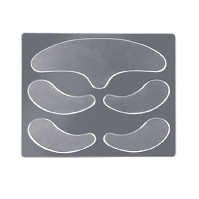 5pcs Reusable Silicone Face Forehead Sticker Cheek Chin Sticker For Facial Eye Patches Removal Face Lifting