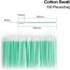 100pcs/bag Non-Woven Cotton swabs Dust-Proof Cleaning Wipes Q-Tips for Cleaning Laser Machine Focusing Lens Protection Window(Style B 121mm) view 3