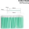 100pcs/bag Non-Woven Cotton swabs Dust-Proof Cleaning Wipes Q-Tips for Cleaning Laser Machine Focusing Lens Protection Window(Style B 121mm) view 4