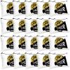 Cosblank 20 Pcs Cheer Makeup Bag Cheer Teams Gifts Canvas Makeup Case Cheerleader Teams Gifts Zipper Pouch for cheerleading Teammates Party Supplies(Black Gold) view 1