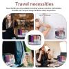 17 Pack Travel Bottles Set for Toiletries, Silicone Travel Size Toiletries Bottles, TSA Approved Leak Proof Squeezable Portable Container for Shampoo Lotion Cosmetic,Travel Essentials (purple) view 2