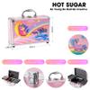 Hot Sugar Makeup Kit for Little Girls 4-6, Girls Makeup Set Ages 8-12, With Unicorn Aluminum Cosmetic Box view 2