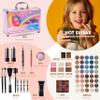 Hot Sugar Makeup Kit for Little Girls 4-6, Girls Makeup Set Ages 8-12, With Unicorn Aluminum Cosmetic Box view 3