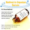 1% Pure Retinol Serum with Squalane Base - Gentle Anti-Aging Facial | Targets Wrinkles, Fine Lines & Uneven Texture | Soothes While Firming for Smooth Youthful Complexion - 30ml view 2