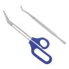 Vomeko Long Handled Toenail Scissors,For Thick Toe Nails,Handle Unique Design Ergonomic Cuticle Scissor Ingrown Toenail File for Elderly Pregnant Woman (L 47.24in Diameter) view 1
