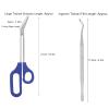 Vomeko Long Handled Toenail Scissors,For Thick Toe Nails,Handle Unique Design Ergonomic Cuticle Scissor Ingrown Toenail File for Elderly Pregnant Woman (L 47.24in Diameter) view 2