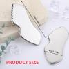 Molain 2Pcs Stainless Steel Gua Sha Facial Tools Metal Detail Gua Sha Stone Body Lymphatic Drainage Massager Face Guasha Face Sculpting Tool Skin Care with Gift Pouch Mother's Day Gifts view 2