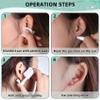 Nunpag 12 Pcs Ear Piercing Kit Disposable Ear Piercing Gun Kit with 4 Pcs 6 Prong Setting Cubic Zirconia Earrings Stud 316L Stainless Steel Easy to Use at Home Self Ear Piercer Gun Kit Tool view 3