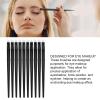 Eyebrow Brush, Brush Eye Brush Angled Eyebrow Brush 10pcs Angled Eyebrow Brush Silicone Eyebrow Liner Eyeshadow Application Eye Makeup Tool view 2