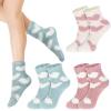 3 Pairs Aloe Socks Moisturizing Spa Socks, Winter Warm Home Sleeping Socks Don't Shed Lint, Women Spa Pedicure Foot Care Socks Fluffy Slipper Socks view 1