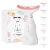 Facial and Neck Massager,7 Color LED Light Therapy for Face,Face Lift Device,Beauty Face Massager Tools for Skin Care (White) view 1