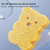 Baby Bath Sponge - Soft Body Wash Scrubber - Dead Skin Remover Cute Body Scrubber Shower Sponge Bath Rub for Kids Baby Toddler Children view 4