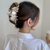1Pcs Silver Bat Punk Metal Non-Slip Jaw Hair Claw Clips with Gems Design Strong Hold for Thin Hair - Halloween Accessories view 2