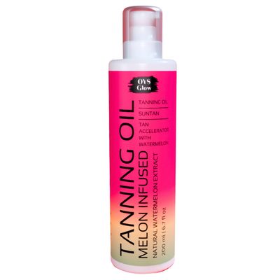 Watermelon Tanning Oil - Intensive Suntan & Body Oil, Tanning Accelerator for Indoor Tanning Beds, Deep Rich Body Tan Enhancer