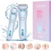 Dusk Official Razor for Women - Glide Pro 3.0 3-in-1 Multifunctioning Silk Shaver, Smooth Shave, Painless Hair Removal, Wet & Dry (Blue) view 1