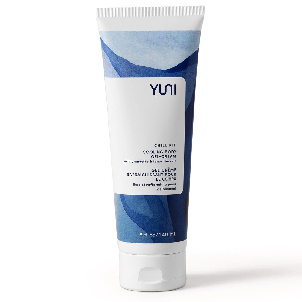 YUNI Beauty Body Gel-Cream Hydrating Skincare Cooling Gel Tones & Firms Soothing Cream Post-Workout Body Cream & Moisturizer Vegan 8 fl oz