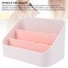 3 Layers Makeup Vanity Organizer, 9 Compartments Cosmetic Display Case with Waterproofing, for Vanity Countertop, Table view 3