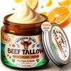 Beef Tallow for Skin - Moisturizer Cream - 100% Grass Fed - Whipped Beef Tallow - Organic Jojoba Oil - Organic Shea Butter - Supports Eczema, Rosacea+ - Made in USA - Citrus Breeze - 2 oz view 1