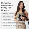 Spray Tan Basics Starter Package by SunnaTan - Includes HVLP Tan Gun, 3 x 473 ml 12-Hour Natural Tanning Solutions (Light, Medium, Dark), and Training Course Valued at 299.00 view 3