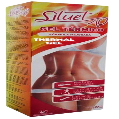 SILUET 40 GEL TERMICO (Thermal Gel) Can Help Dissolving Body Fat 200ml
