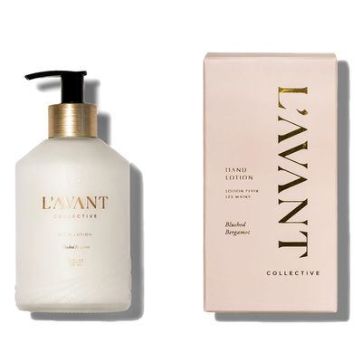 L'AVANT Collective Luxury Hand Lotion - High Performing Moisturizing Hand Cream for Dry, Cracked Hands, Nails & Cuticles - Hydrating Shea Butter Formula (10 oz, Blushed Bergamot)