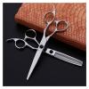 6.0 inch Hand-Handled Hairdressing Scissors Set, Barber Scissors, Flat Cut, Dental Scissors, Household Haircut Set Hair Cutting Shears view 1