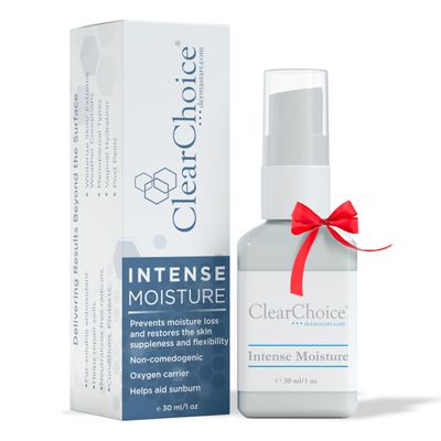 Clear Choice Moisture Facial Serum with 100% Pure Olive Squalane Oil  Hydrates, Protects, & Restores Dry/Dehydrated Skin  Anti-Aging, Non-Comedogenic, Lightweight Formula for All Skin Types  30ml