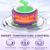 Nose Wax Kit Men, Mini Wax Warmer for Facial Hair Removal, Ear Eyebrow Waxing Kit for Women Men With 100g Beads, 10 Applicators, 10 Nose Sticks, Portable Melt Machine for Home Travel Use - Purple view 3