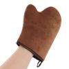 4pcs Self Tanning Gloves Tanning Oil Paint Exfoliating Soft Flocking Sunless Reversible Self Tanning Mini Gloves view 2