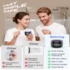 Nose Wax Kit, Mini Wax Warmer for Eyebrow Ear Hair Removal, Waxing Kit for Women Men with 100g Beads, 10 Applicators, 10 Nose Sticks, Portable at Home Waxer Melter Machine Kit for Face Waxing - Black view 3