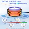 Nose Wax Kit, Mini Wax Warmer for Eyebrow Ear Hair Removal, Waxing Kit for Women Men with 100g Beads, 10 Applicators, 10 Nose Sticks, Portable at Home Waxer Melter Machine Kit for Face Waxing - Black view 4