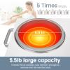 ANBULL 5.5lb Large Wax Pot for Hair Removal Digital Display, Non-stick Single Wax Heater Pot, Professional Waxing Warmer can Adjustable Temperature view 3