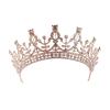 TRUSTTWO Mahkota Kristal Dan Tiara Dengan Sisir Untuk Wanita Pengantin Wanita Aksesoris Rambut Pernikahan Mahkota Pengantin Tiara Pernikahan Tiara Wanita The New(Gold-03) view 1
