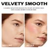 3-in-1 Blendable Trio 3D Blush Trio Palette Contour Highlight Blush Makeup Palette Cream Bronzer Silky Smooth Powder Blush Shimmer Highlighter Makeup Powder Pink Brown Eyeshadow Palette view 4
