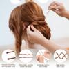 203 Count Bun Hair Pins - 200 Bobby Pins and 3 Kitsch Spin Pins With Storage Box, Brown U Shaped French Pin (Brown) view 4