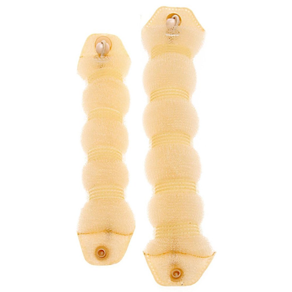 AKOAK 2 Pcs Hair Styling Twist Ring Former Shaper Doughnut Chignon Maker, DIY Hair Accessories for Women, Girls, Beauty Hair Styling Tools for Small & Large Buns