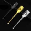 Professional Classic Barber Razor Holder Manual Shaving Tool Grip for Men Women Salon- Zinc Alloy -Slip Design - Black view 3
