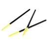 50 Pack Disposable Eyelash Mascara Brushes Wands Set, Silicone Makeup Applicators for Women, Professional Salon, and Eyelash Extensions - Yellow view 4