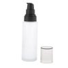 40/100/120ml Leee Pump Bottles - Refillable Lotion Dispenser for Travel - Glass & Plastic - Perfect for Serums, Creams, Lotions, and Emulsions - for Beauty - 120ml view 1